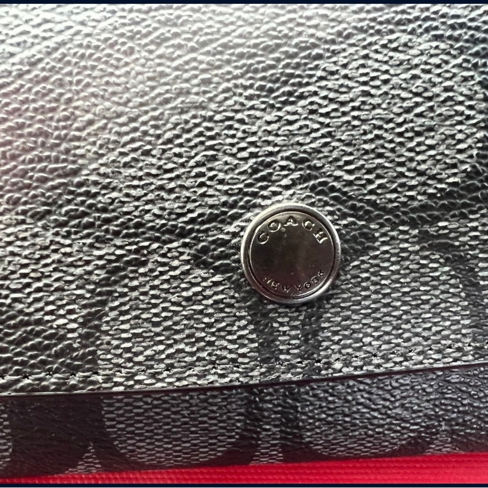 Coach signature glasses case